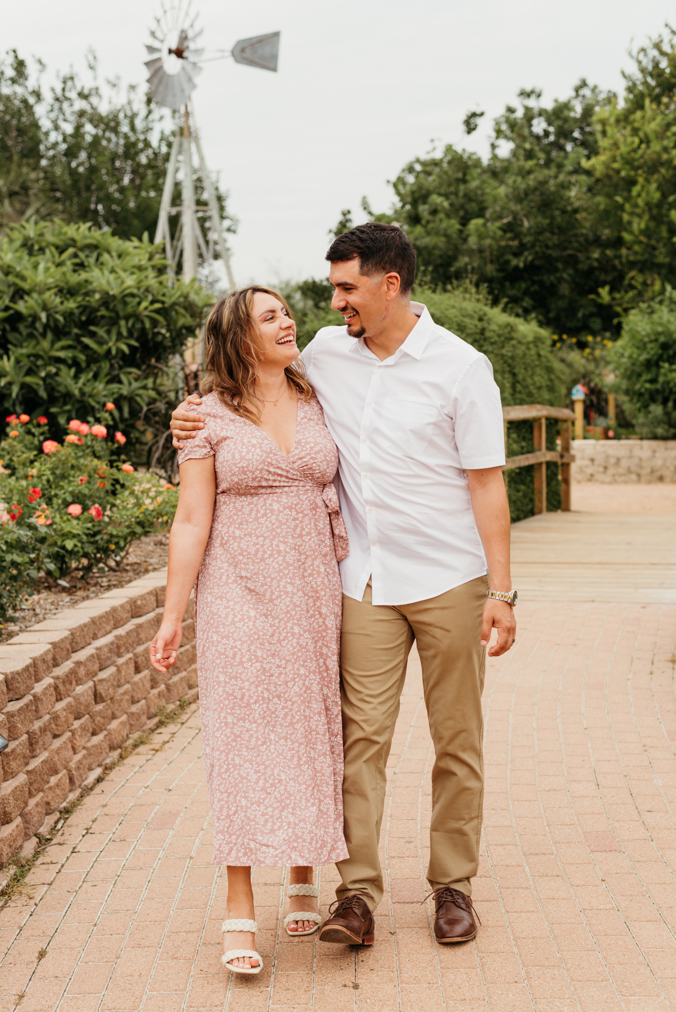 Engagement session at South Texas Botanical Gardens in Corpus Christi